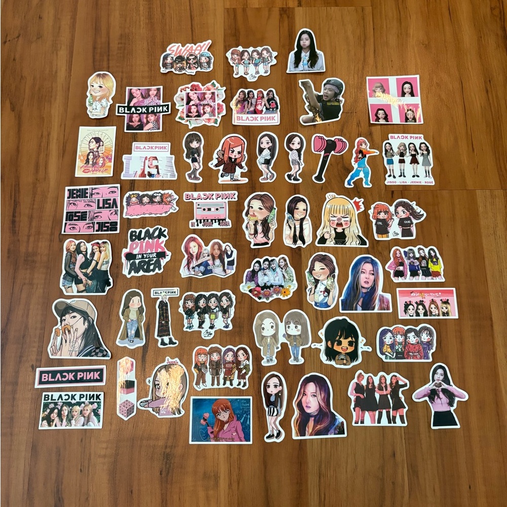 Assorted Blackpink Stickers - Set of 50
